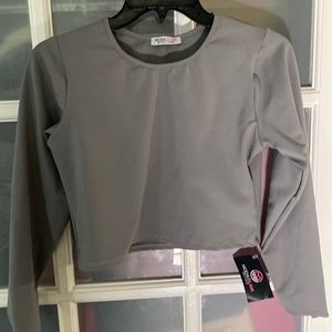 Cindy Cohan crop top long sleeve